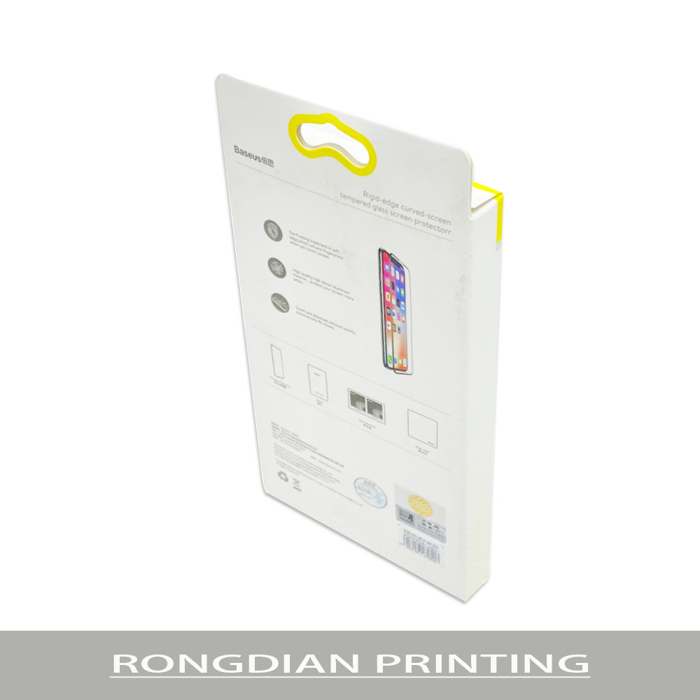 Mobile phone tempered film packaging