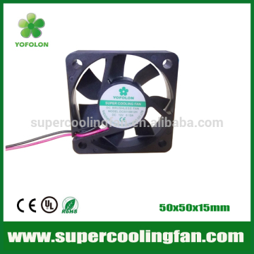 50x50x15mm 12V dc Ventilation fan