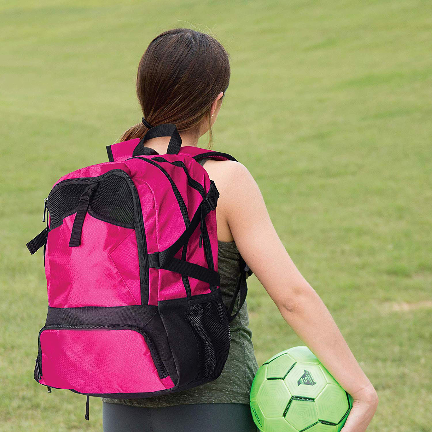 ODM/OEM Çok Fonksiyonlu Su Direnç Sport Futbol Takım Torbası Taşıyıcı Ayakkabı Bölmesi Sırt Çantası Özel Logo ile