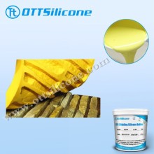 Gypsum mold making liquid silicone rubber