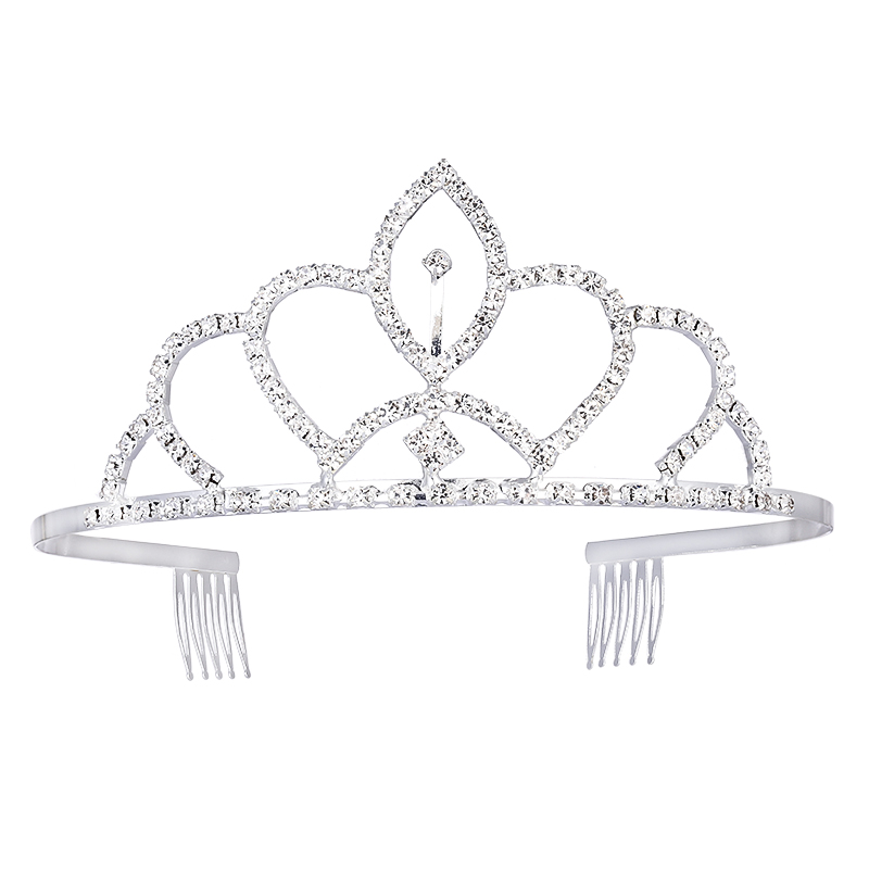 Hot Sell Crystal Wedding Hair Jewelry Tiara Crown Combs