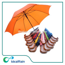 Cheap different color promotion use automatic stick umbrella