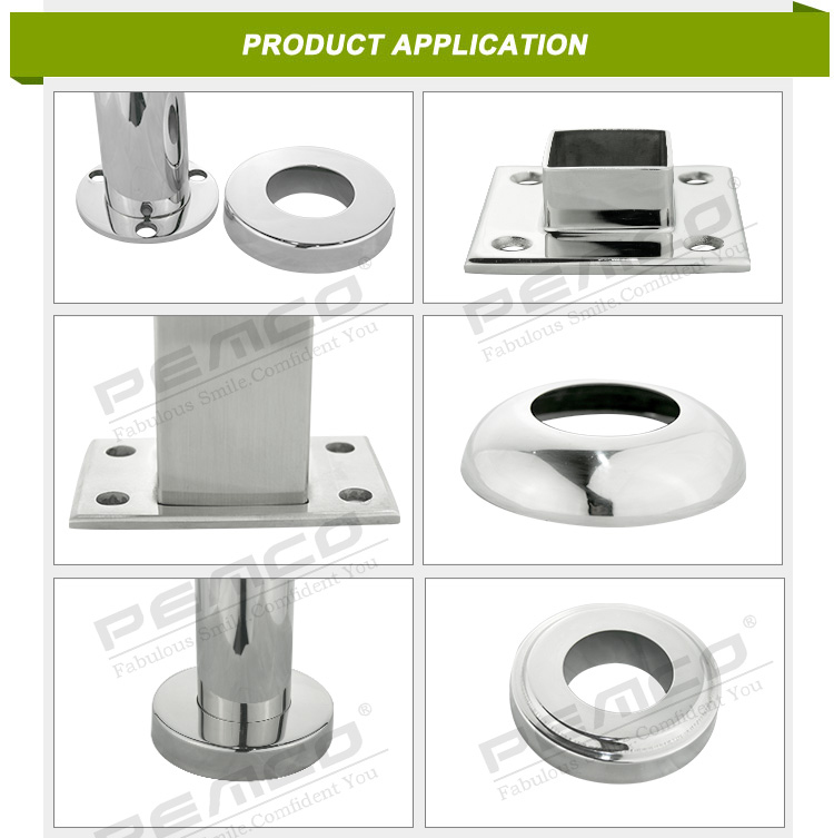 Casting stainless steel flange base