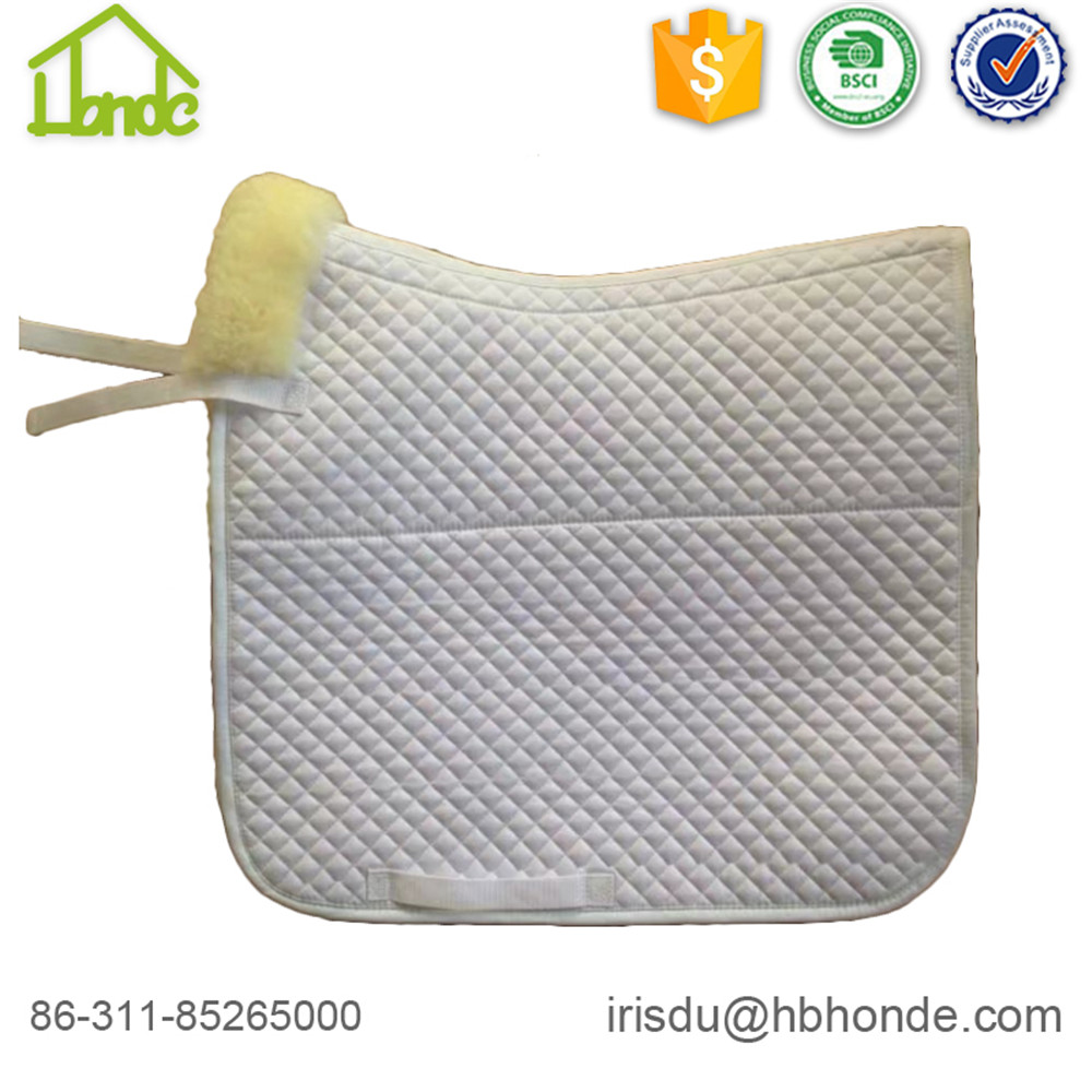 parche de piel de cordero lambskin saddle pad