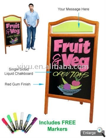 chalk board / chalkboard / restaurant board