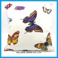 Coton lin Lovely Cartoon maison décorative jeter coussin