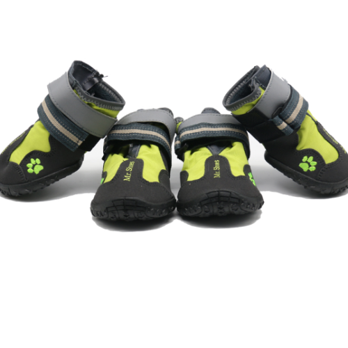 Bottes de chien durables en cuir PU