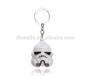 custom OEM death trooper 3D character keychain Disney factory