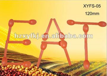 Biodegradable disposable plastic yogurt spoons