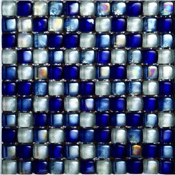 Mosaïque de verre irisé de mode