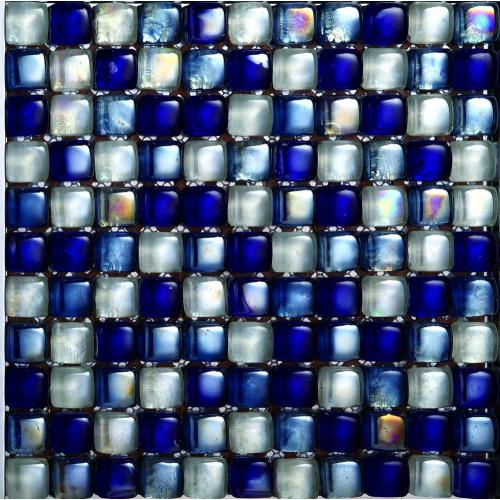 Mosaïque de verre irisé de mode