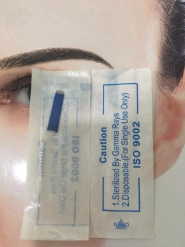 14 pin Flat micro blade needle for eyebrow tattoo