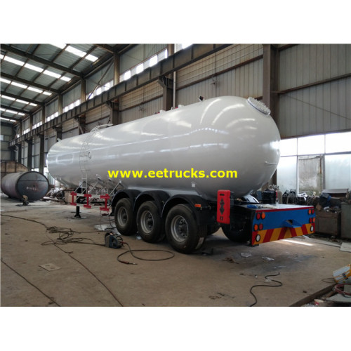 59500L 3 trục Propane Gas Trailer Tàu chở dầu