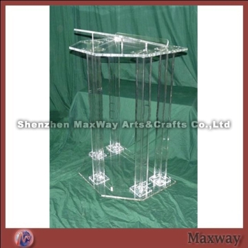 Clear Acrylic Lectern/Lucite Rostrum/Perspex Dais