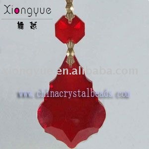 2013 Hot sale Red Butty Fashion Crystal Beads Chandelier Drop