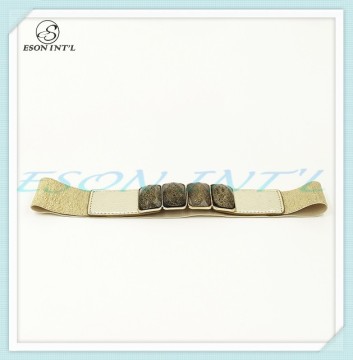 2015 High Quality Promotional Leather Belt Women Clothes Belt, Personalized Elastic Belt