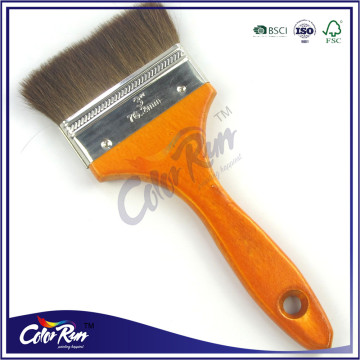 ColorRun tin plated wooden handle horse hair brush