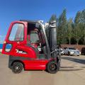 Truk forklift listrik mini untuk penggunaan wadah kecil