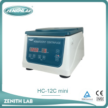 High speed centrifuge with high strength plastic casing