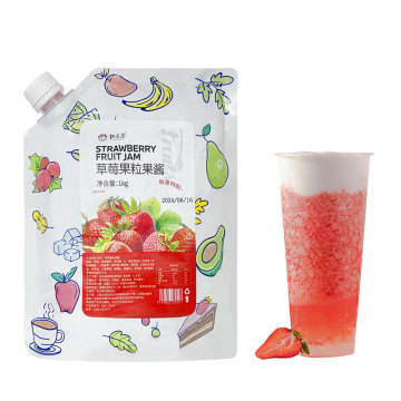 Strawberry Pulp Jam Pearl Milk Tea Wholesale Factory