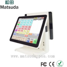 15 inch touch screen table supermarket pos system with retail pos software