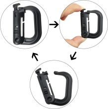 High Quality Molle Clips Hanging Hook for Backpack Webbing