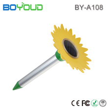 Sunflower solar mole and snake repeller
