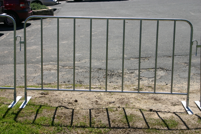 Steel Barricades Bridge Base Crowd Control Barriers