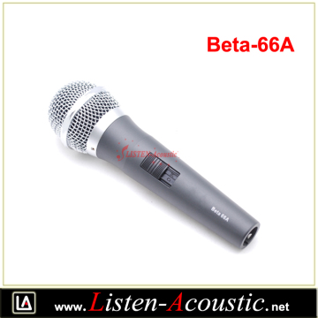 Beta-66A Dynamic Handheld Recordable Vocal Wired Microphone