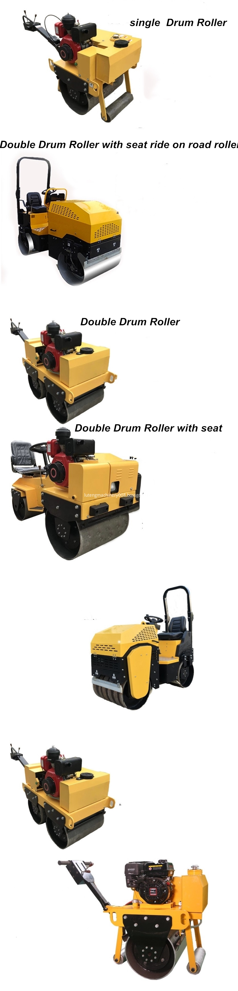Tipo de rodillo de carretera Road Roller Type