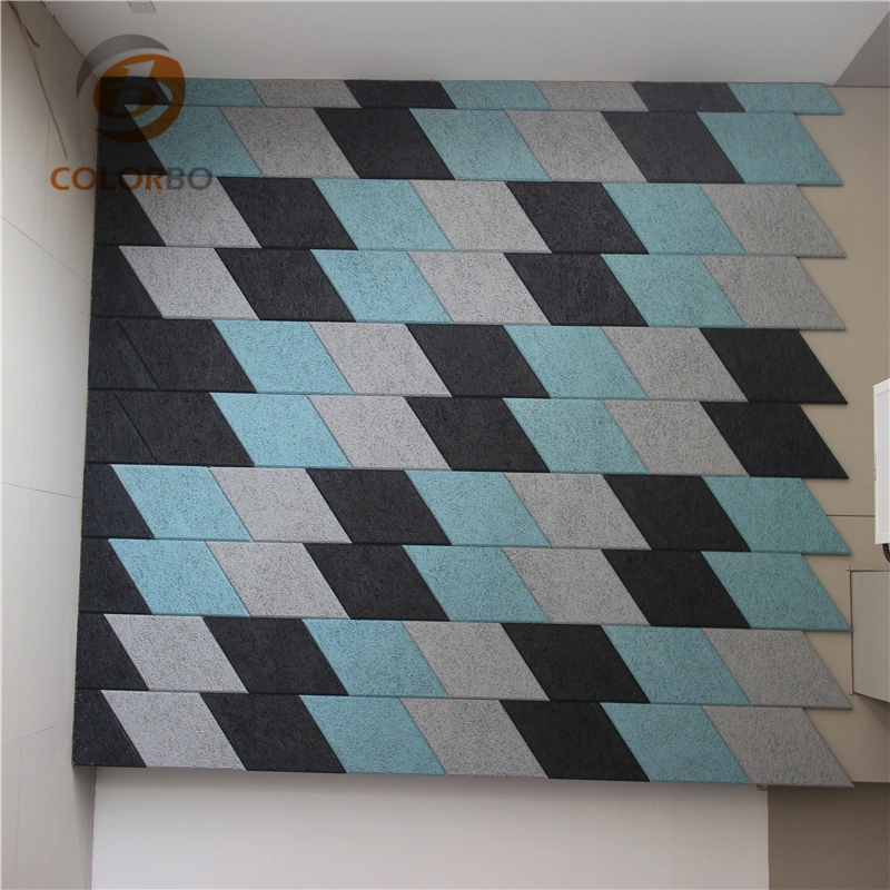 Latest Production Technology Wood Wool Acoustic Panel Wall Decoration