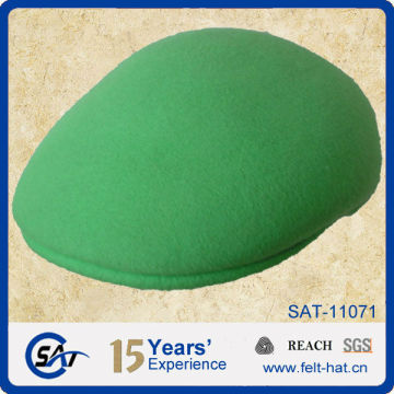 green wool felt Jeff hat for wholesale