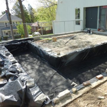 GeomeMbrana 1MM балық аулау HDPE Pond Liner Үндістан