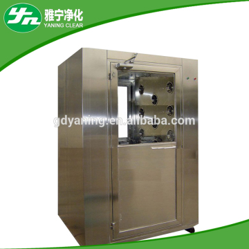 with interlock cleanroom air shower