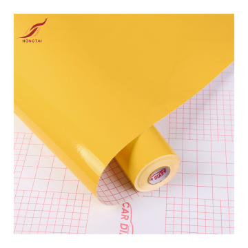 Yellow oracal vinyl sticker adhesive plotter cutting paper