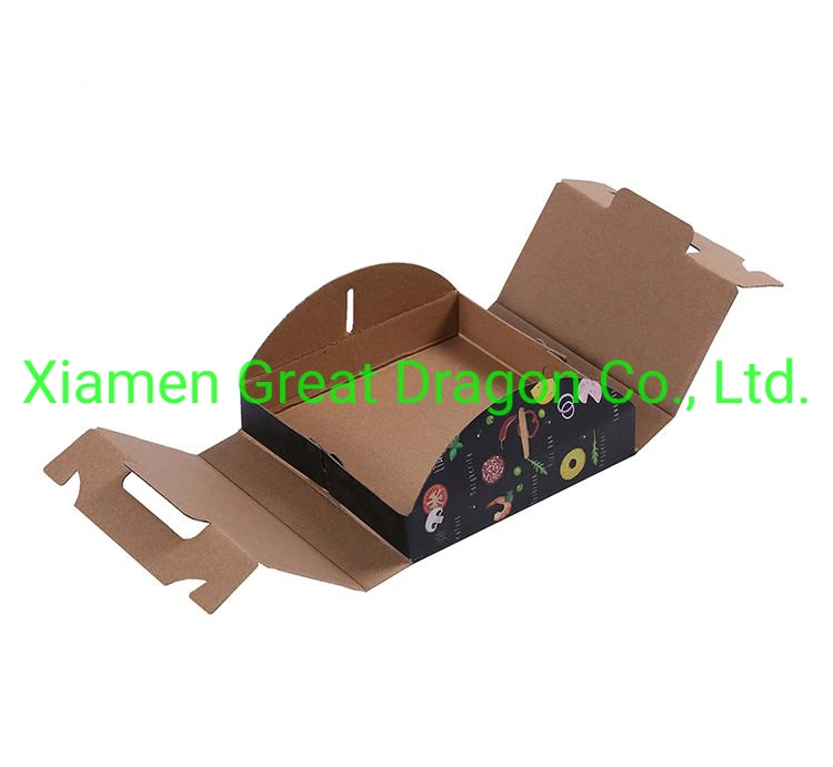 Take out Pizza Delivery Box with Custom Design Hot Sale (PZ2009222008)