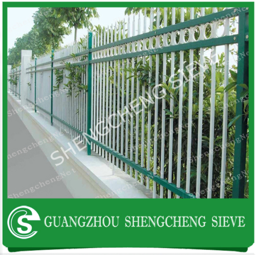 Cheap Galvanized steel tube fence wrought iron fence used for wall
