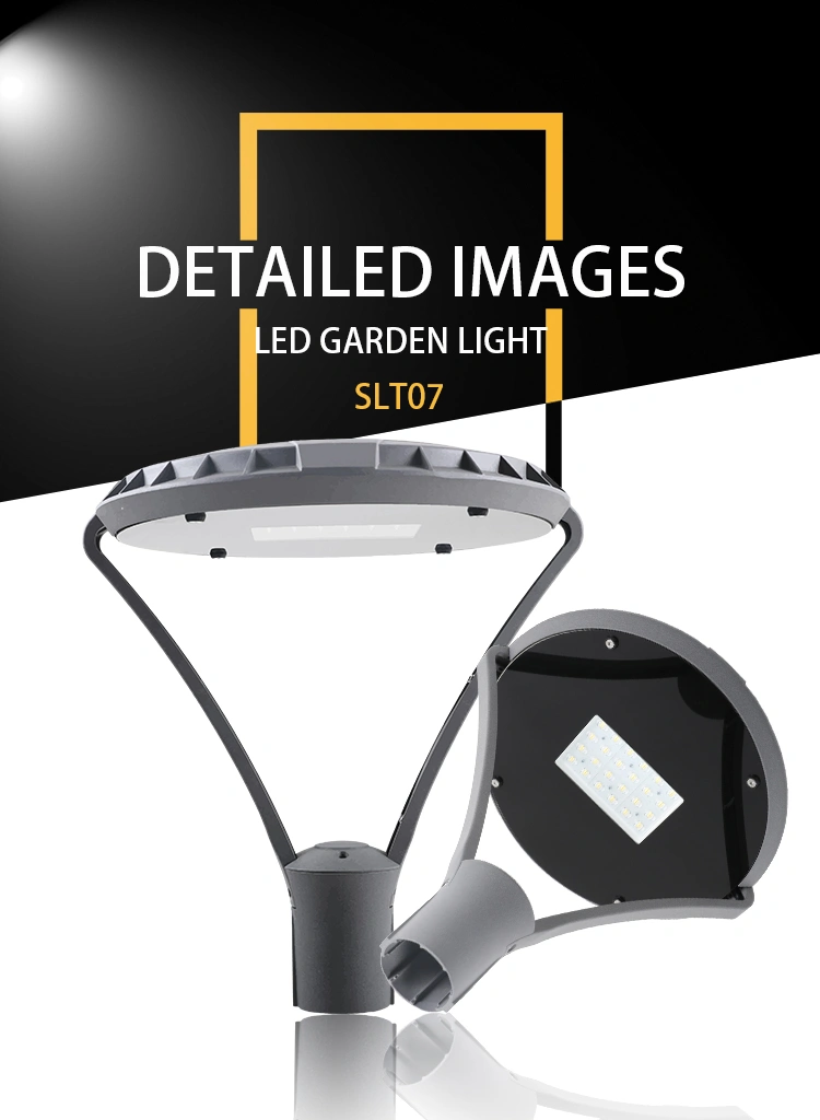 White&Black&Gray 60W IP65 AC Lighting Garden LED Light