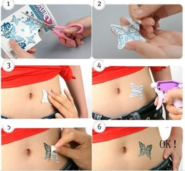 body tattoo stickers