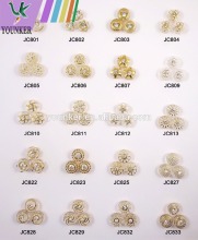 New arrival rose flower shaped acrylic button