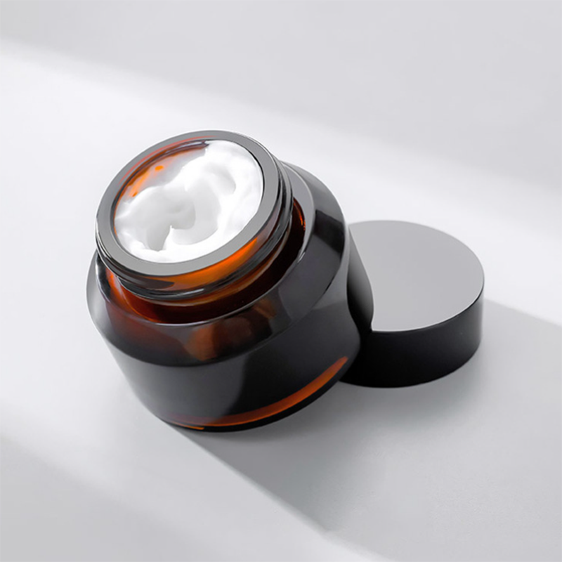 P51 1 Cosmetic Jar Glass P51 1 Cosmetic Jar Glass