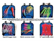 fishing lure teaser set rigged trolling sport fishing lure in lure bag