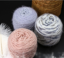 High Tenacity Squirrel Velvet Yarns: Organic Milk Cotton for Knitting and Crochet