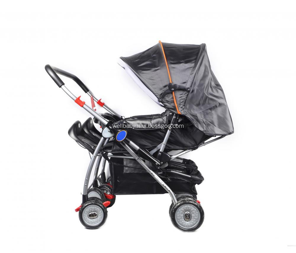 Baby Twins Stroller with Shock Absorber