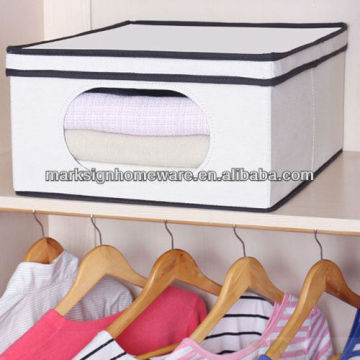 Cotton Canvas Closet Storage Chest