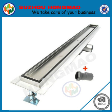 flexible channel drain concrete drainage ditch stainless shower channel drain