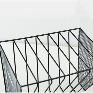 Office multilayer mesh bookends desktop folder storage frame