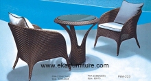 Wicker garden sofa set garden dining FWA-223