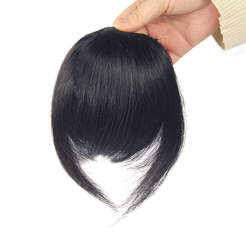 human fringe hair clips for girls, cheap price hair extension clip in hair, straight human hair bangs