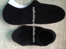 Men invisible socks low cut black socks AQD-MS-01